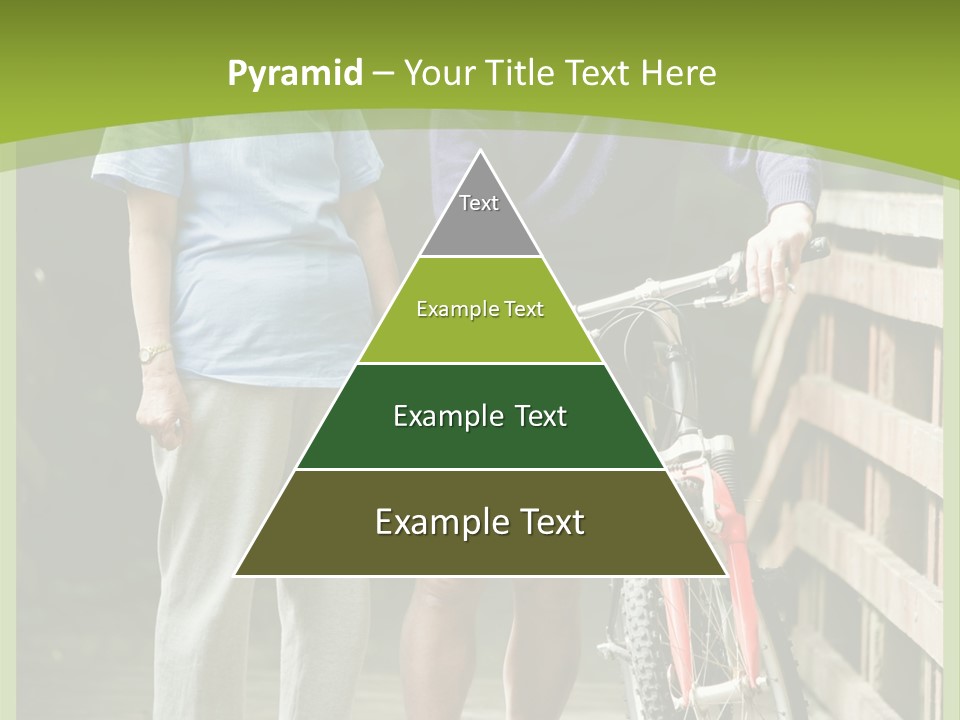 Female Elderly Retired PowerPoint Template