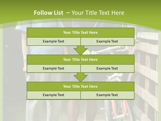 Female Elderly Retired PowerPoint Template