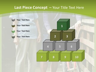 Female Elderly Retired PowerPoint Template