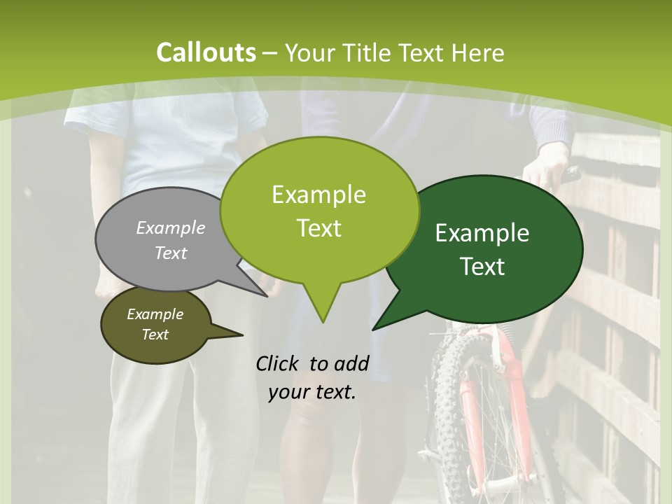 Female Elderly Retired PowerPoint Template