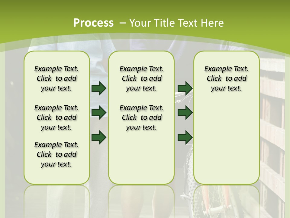 Female Elderly Retired PowerPoint Template