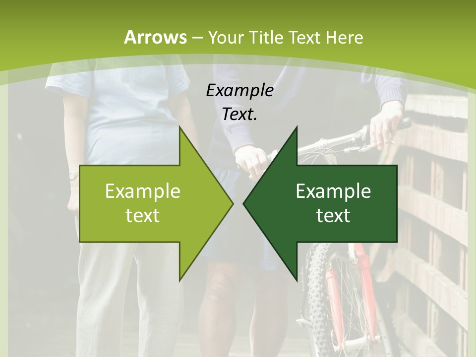 Female Elderly Retired PowerPoint Template