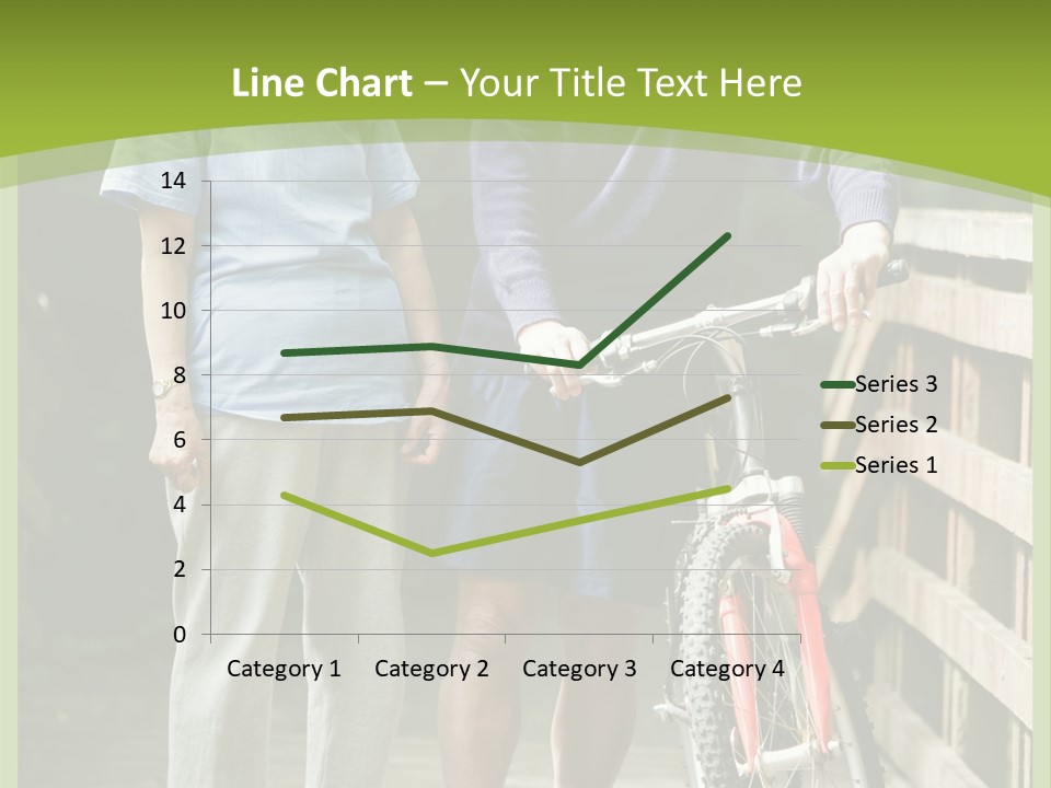 Female Elderly Retired PowerPoint Template