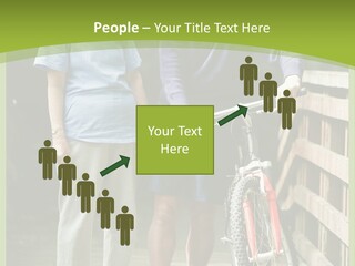 Female Elderly Retired PowerPoint Template