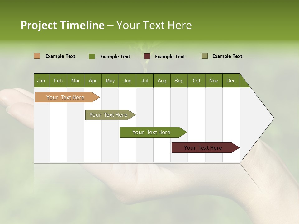 A Person Holding A Small Plant In Their Hand PowerPoint Template