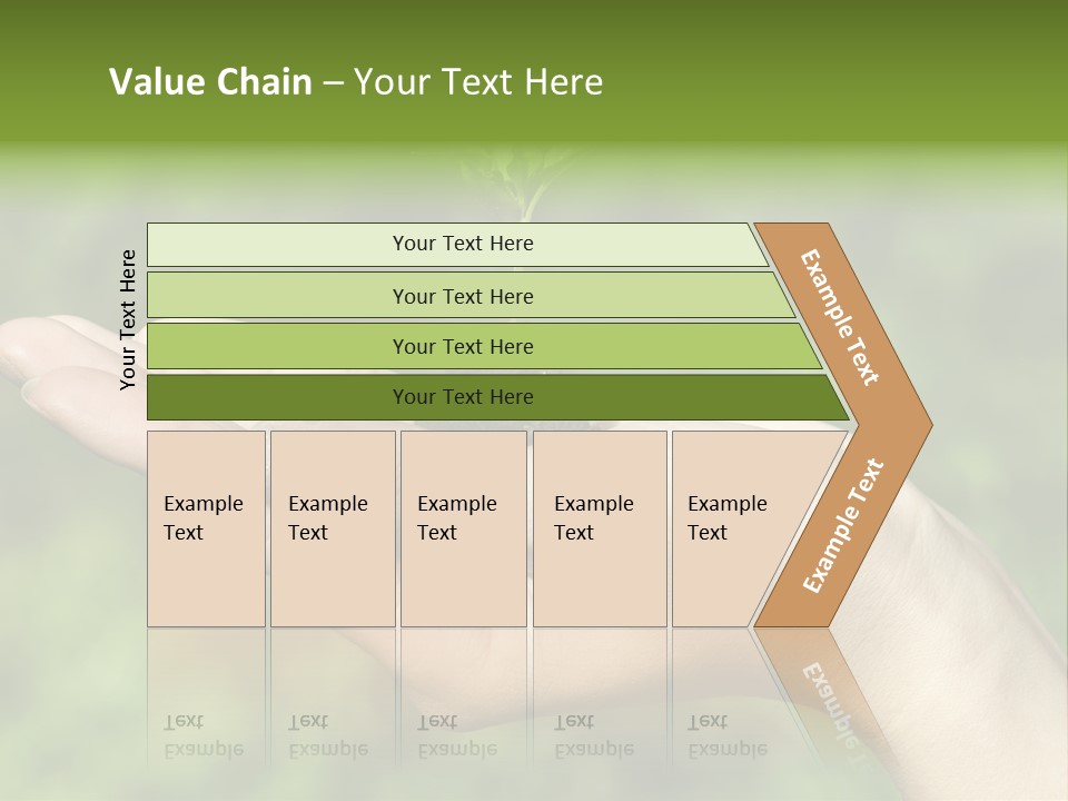 A Person Holding A Small Plant In Their Hand PowerPoint Template