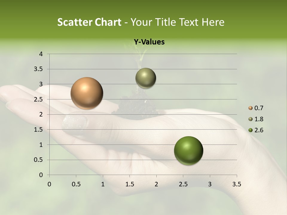 A Person Holding A Small Plant In Their Hand PowerPoint Template
