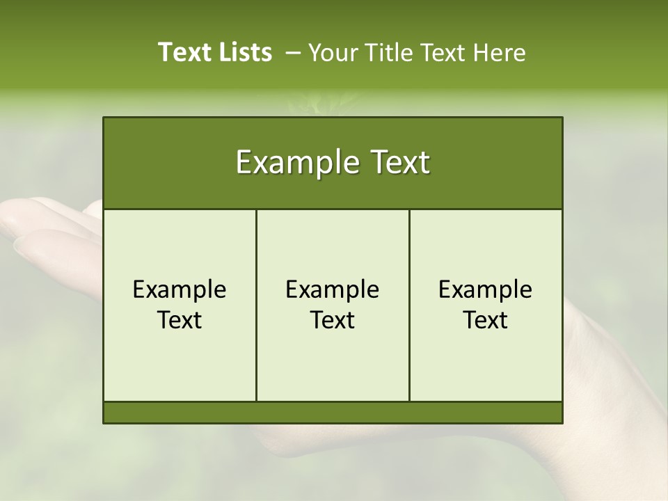 A Person Holding A Small Plant In Their Hand PowerPoint Template