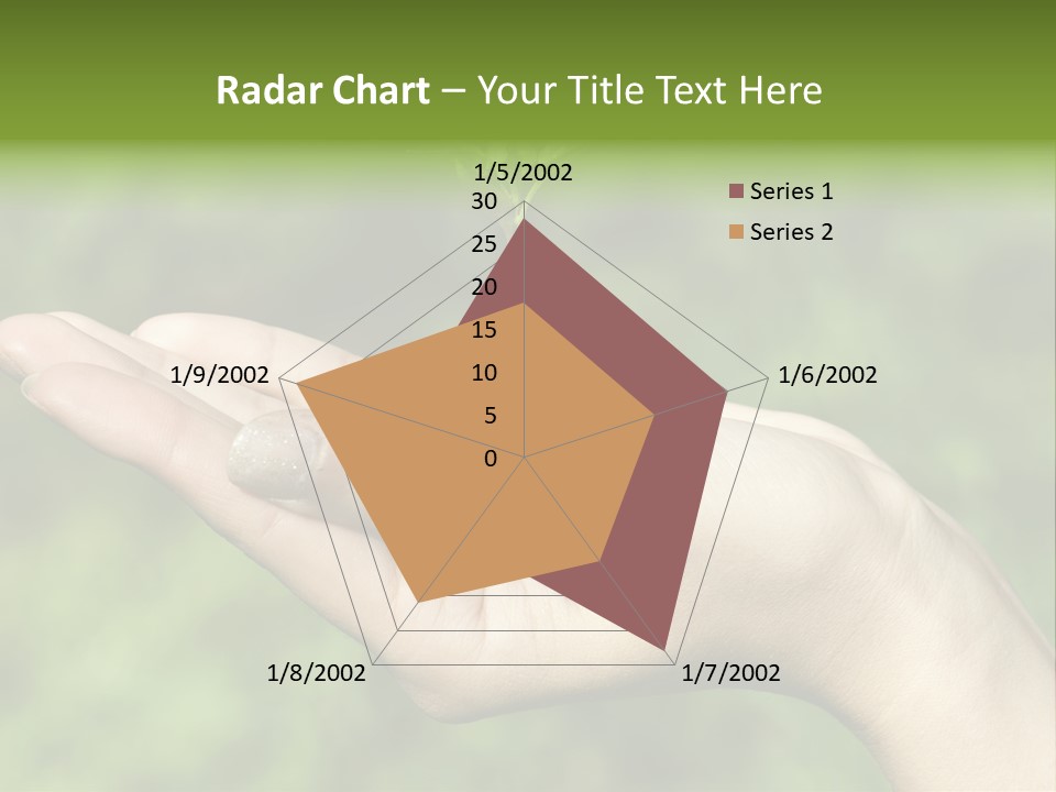 A Person Holding A Small Plant In Their Hand PowerPoint Template
