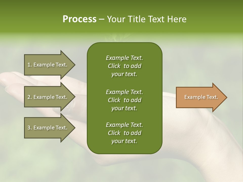 A Person Holding A Small Plant In Their Hand PowerPoint Template