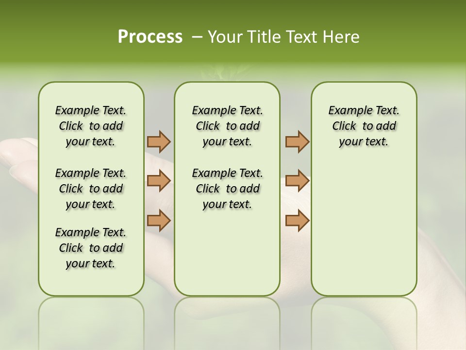 A Person Holding A Small Plant In Their Hand PowerPoint Template