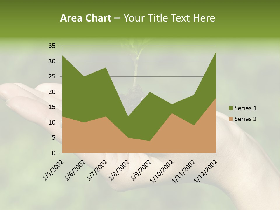A Person Holding A Small Plant In Their Hand PowerPoint Template