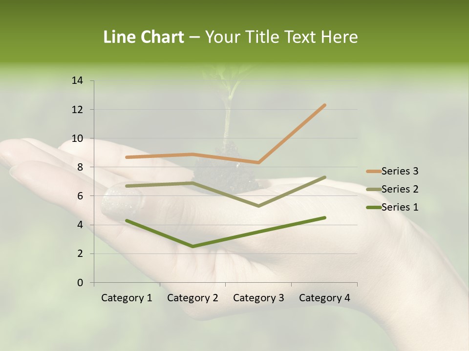 A Person Holding A Small Plant In Their Hand PowerPoint Template