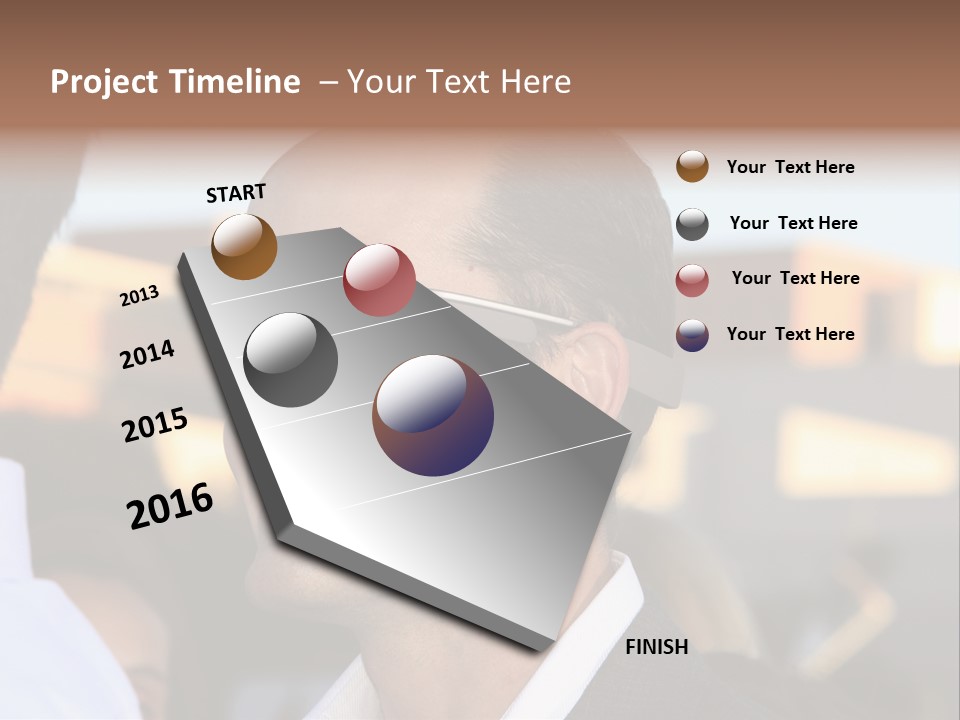 Hat Spring White PowerPoint Template