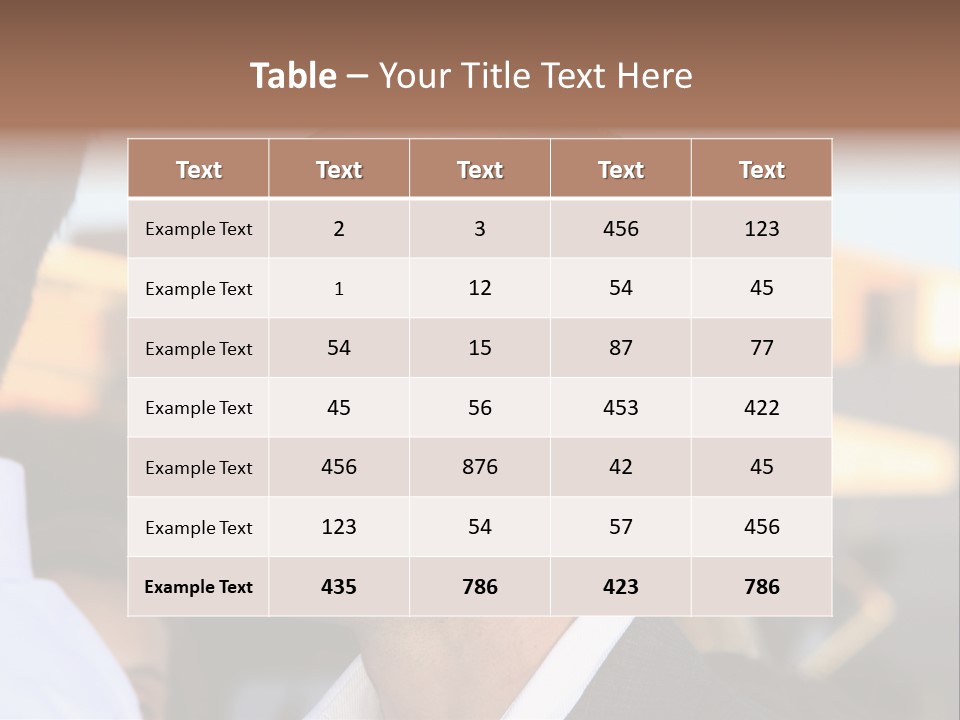 Hat Spring White PowerPoint Template