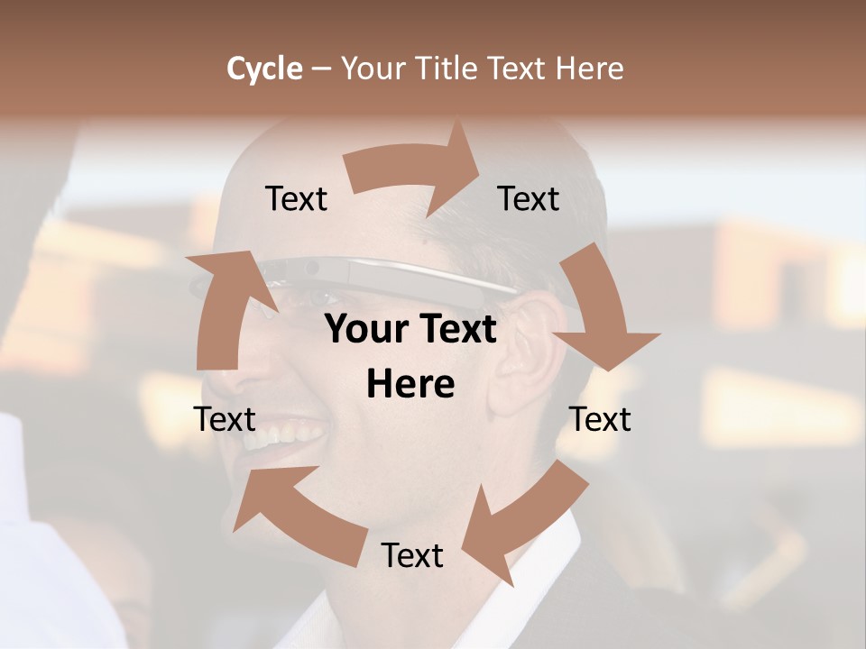 Hat Spring White PowerPoint Template