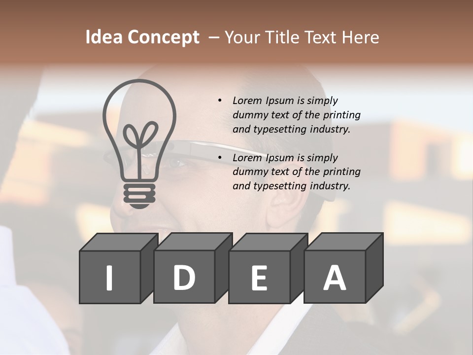 Hat Spring White PowerPoint Template