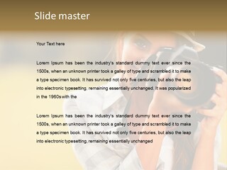 Hat Spring White PowerPoint Template