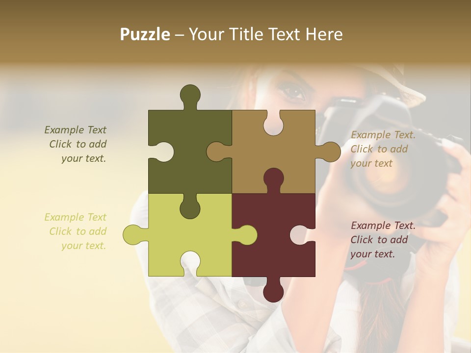 Hat Spring White PowerPoint Template