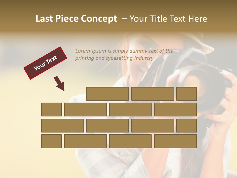 Hat Spring White PowerPoint Template