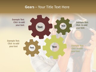 Hat Spring White PowerPoint Template
