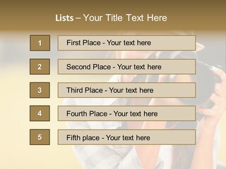 Hat Spring White PowerPoint Template