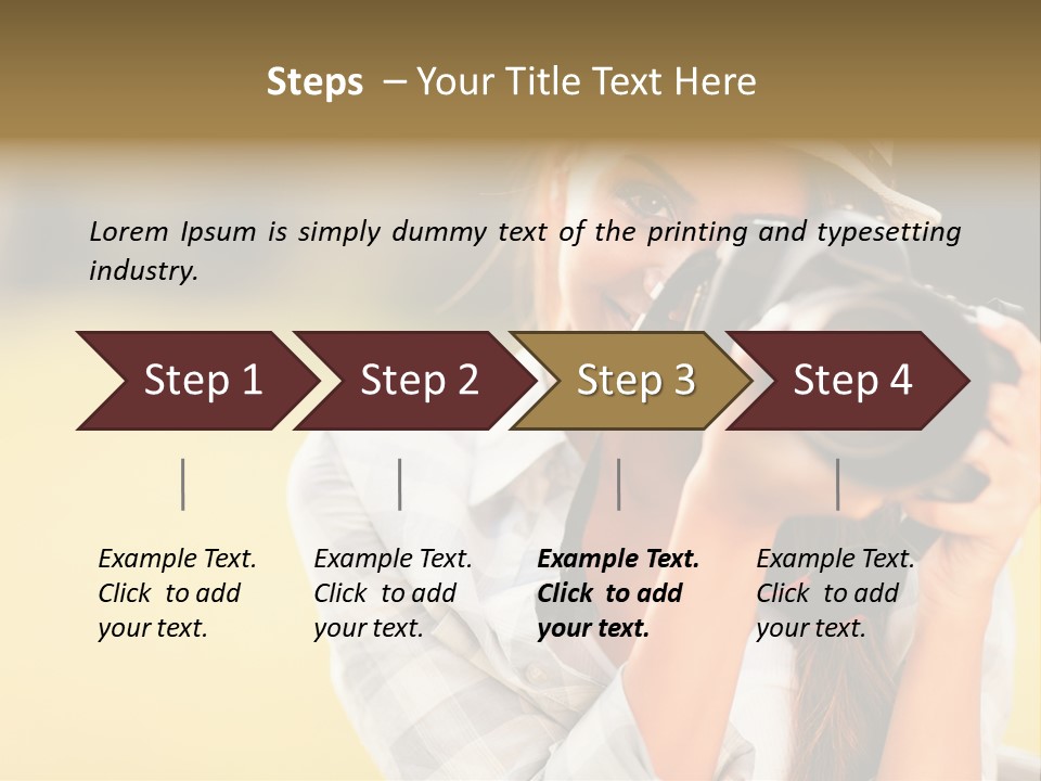 Hat Spring White PowerPoint Template