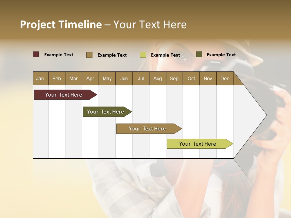 Hat Spring White PowerPoint Template