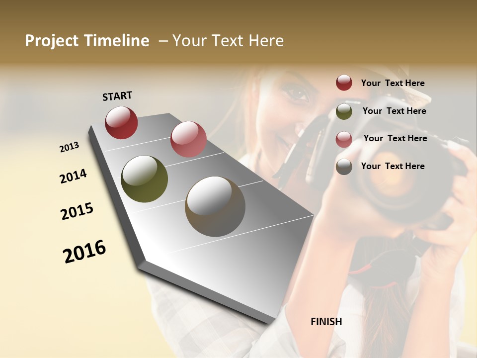 Hat Spring White PowerPoint Template