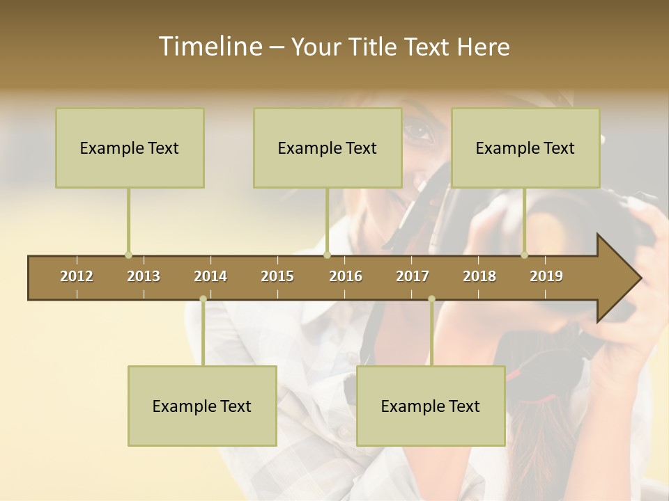 Hat Spring White PowerPoint Template