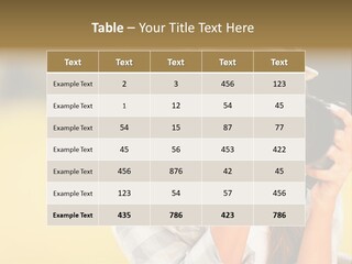 Hat Spring White PowerPoint Template