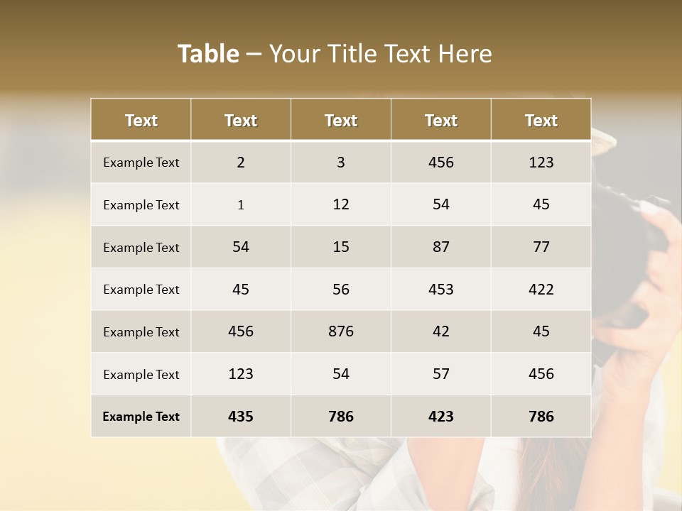 Hat Spring White PowerPoint Template