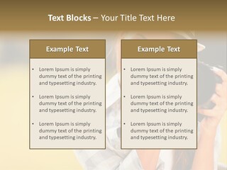 Hat Spring White PowerPoint Template