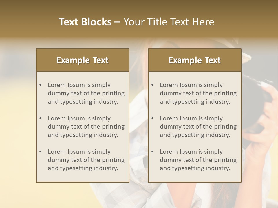 Hat Spring White PowerPoint Template