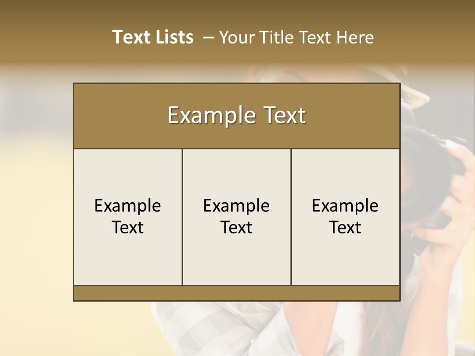 Hat Spring White PowerPoint Template