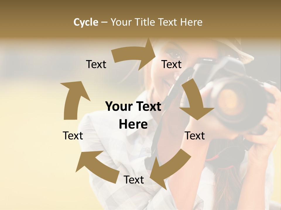 Hat Spring White PowerPoint Template