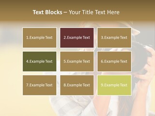 Hat Spring White PowerPoint Template