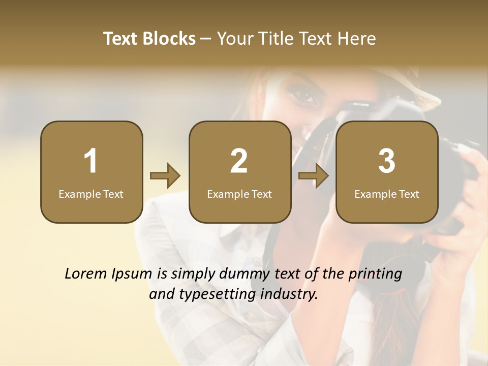 Hat Spring White PowerPoint Template