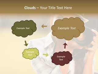 Hat Spring White PowerPoint Template