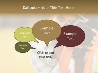 Hat Spring White PowerPoint Template