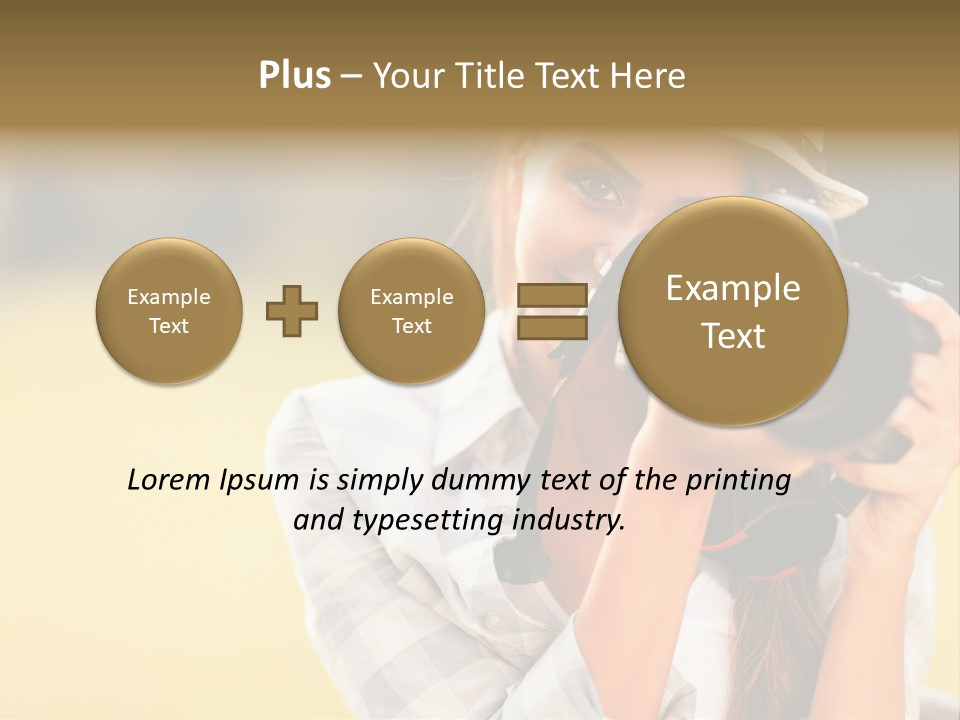 Hat Spring White PowerPoint Template