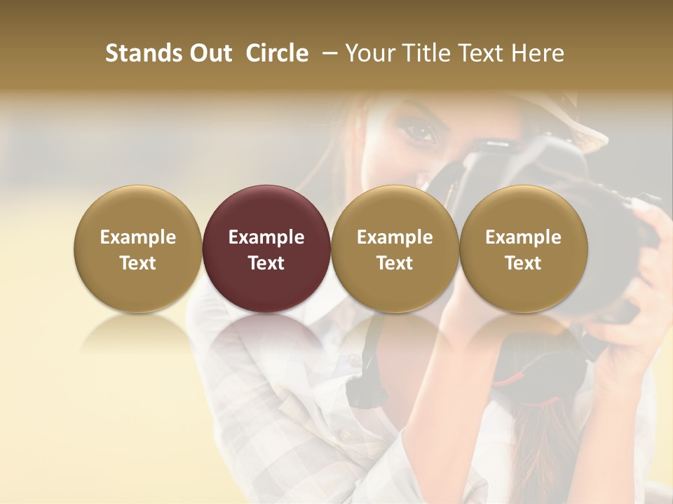Hat Spring White PowerPoint Template