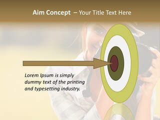 Hat Spring White PowerPoint Template