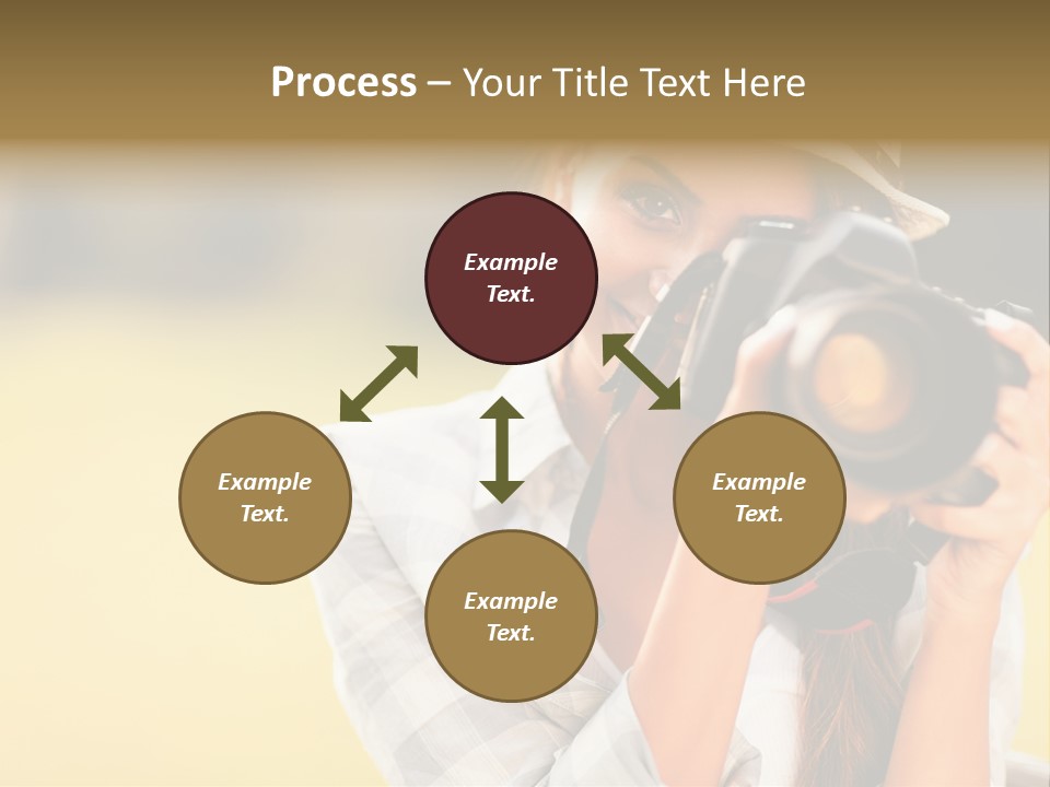 Hat Spring White PowerPoint Template