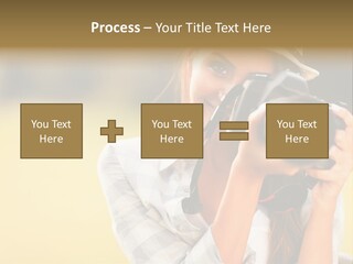 Hat Spring White PowerPoint Template