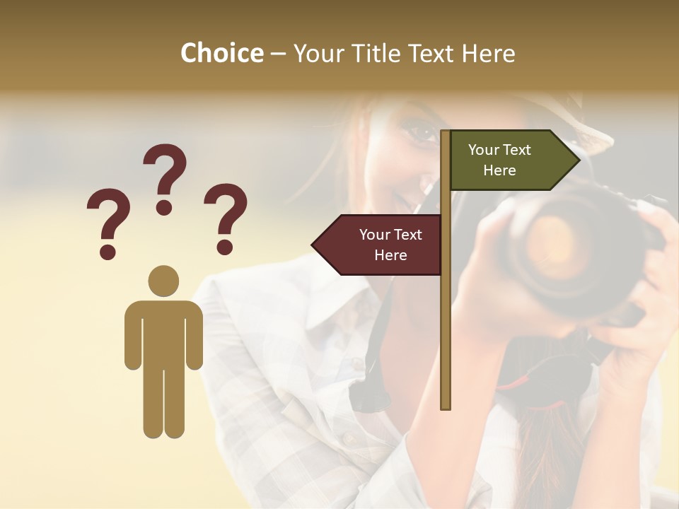 Hat Spring White PowerPoint Template