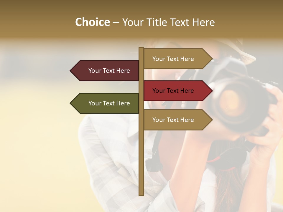 Hat Spring White PowerPoint Template