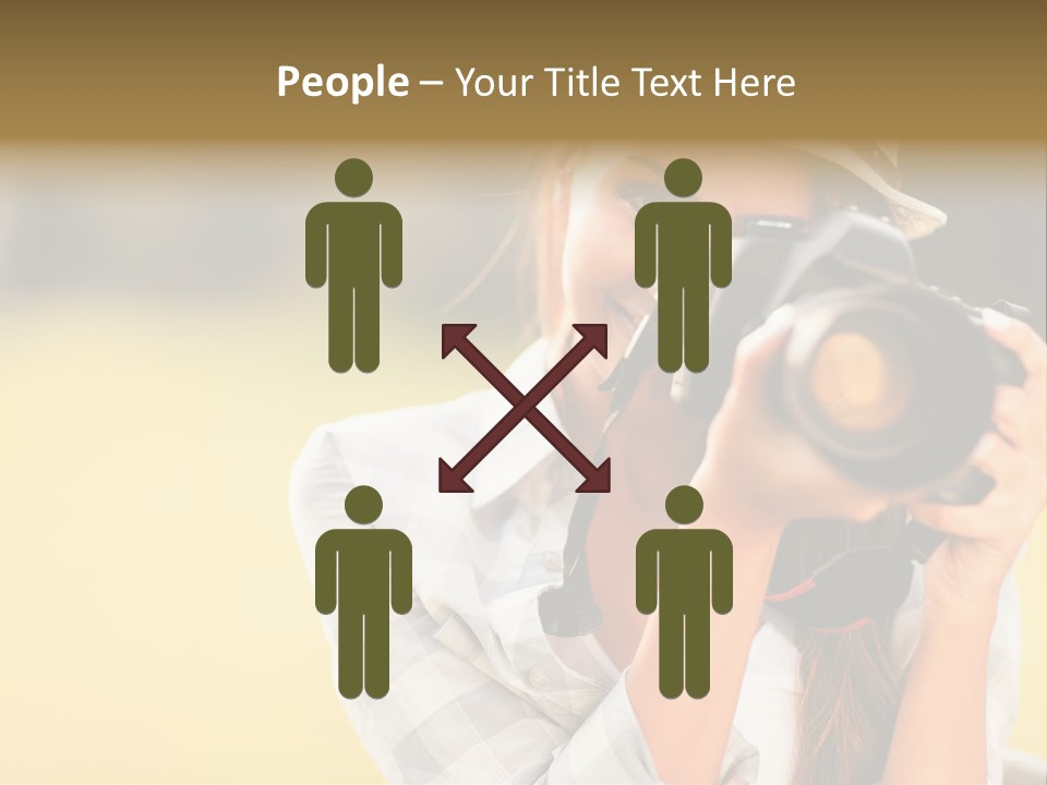 Hat Spring White PowerPoint Template