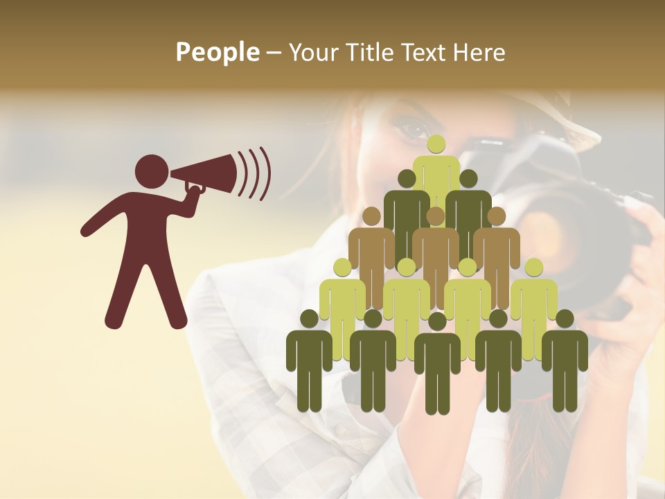 Hat Spring White PowerPoint Template