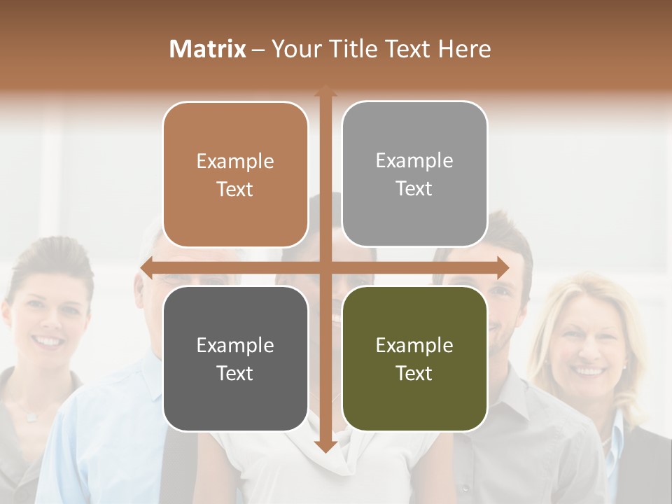 Businesspeople Team Employee PowerPoint Template